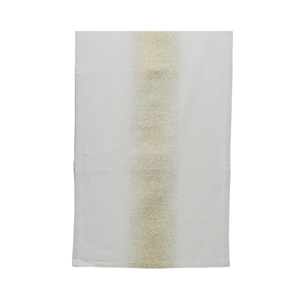 NAMIZNI TEKAČ 150X40 CM, BEL/ZLAT