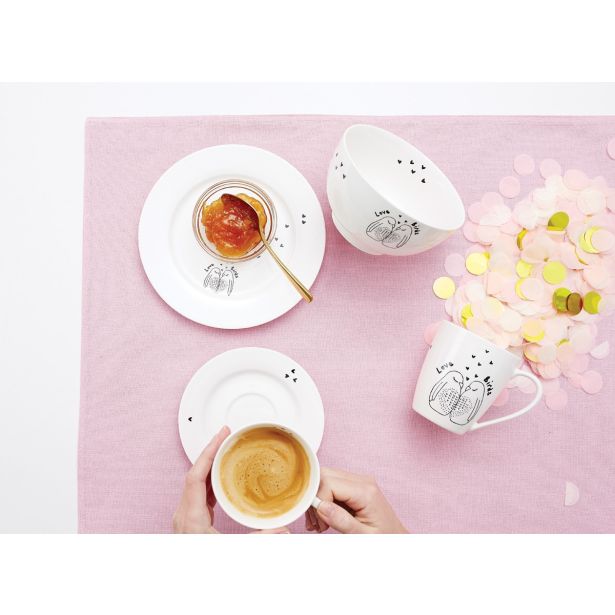 DESERTNI KROŽNIK RITZENHOFF & BREKER 15.5 CM LOVEBIRDS