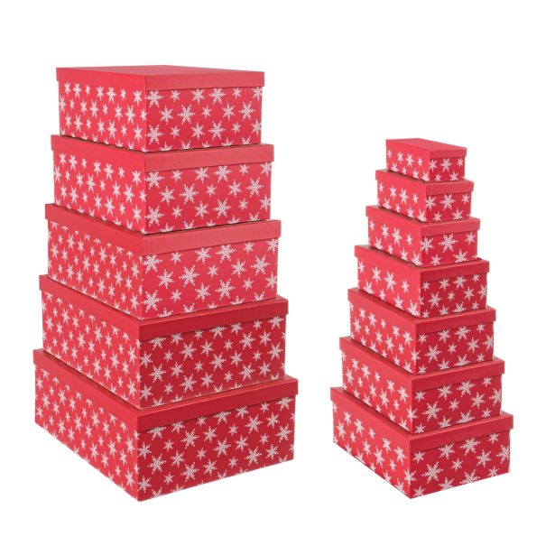 ŠKATLA ZA SHRANJEVANJE BIZZOTTO 15.5X7X5.5 CM RDEČA