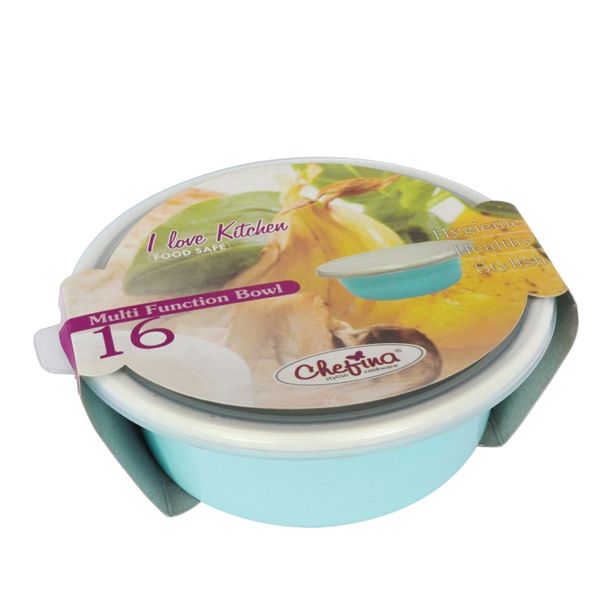 POSODA ZA PRIPRAVO HRANE 16 CM 1.2 L SKLEDA S PVC POKROVOM