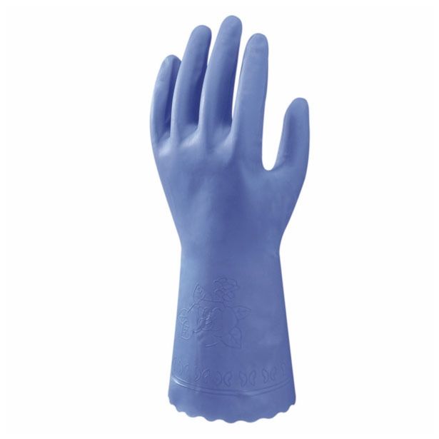 GUMENE ROKAVICE 160 ŠT. M/8 MODRA TANKA ODPRNOST:OLJE, KEMIKALIJE