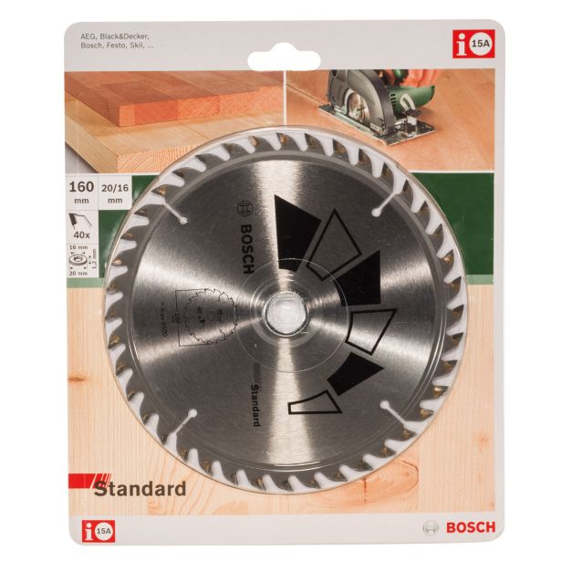 LIST ŽAGE ZA LES WIDIA BOSCH 160X20X2.2 ZOB 40