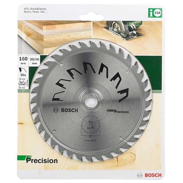 LIST ŽAGE ZA LES WIDIA BOSCH 160X20X2.5 ZOB 36