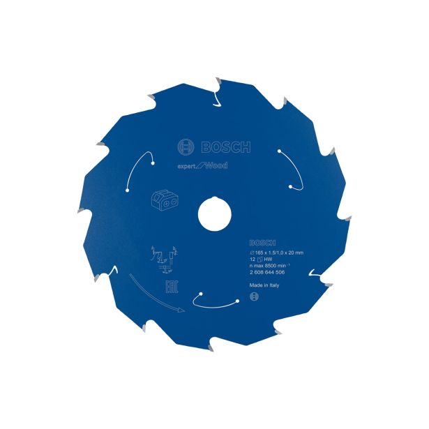 LIST ŽAGE ZA LES WIDIA BOSCH 165X20X1.5/1 12 ZOB