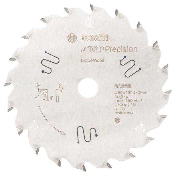 LIST ŽAGE ZA LES WIDIA BOSCH 165X20X1.8 ZOB 20