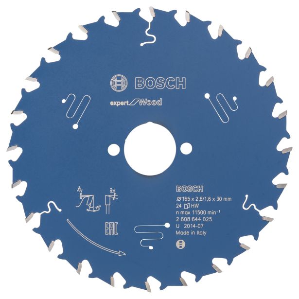 LIST ŽAGE ZA LES WIDIA BOSCH 165X30X2.6 ZOB 24