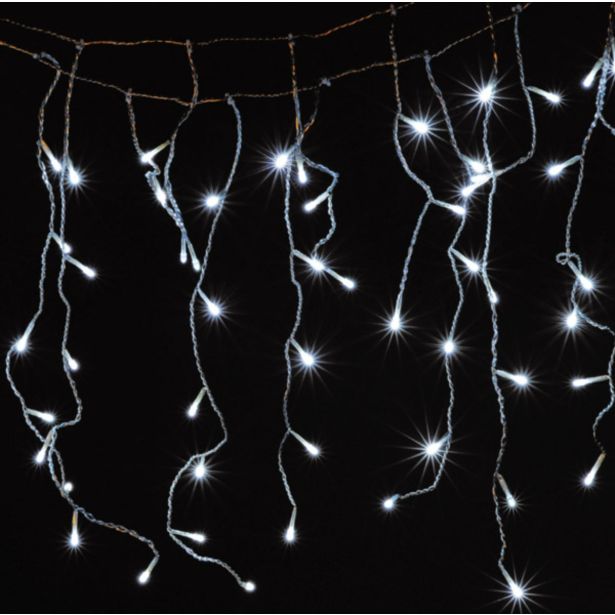 LUČKE MQ 168 LED ZAVESA BELO/MODRA 200X120 CM