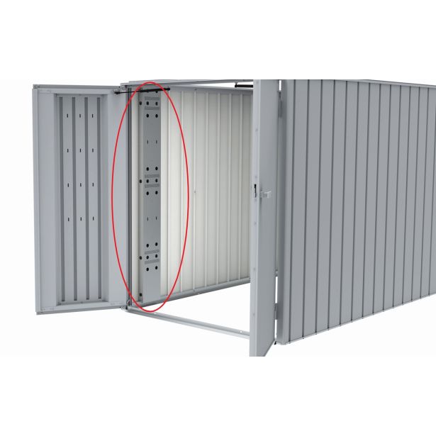 DODATKI ZA KOVINSKE HIŠKE BIOHORT 16X4X134 CM ELEKTRIČNA MONTAŽNA PLOŠČA