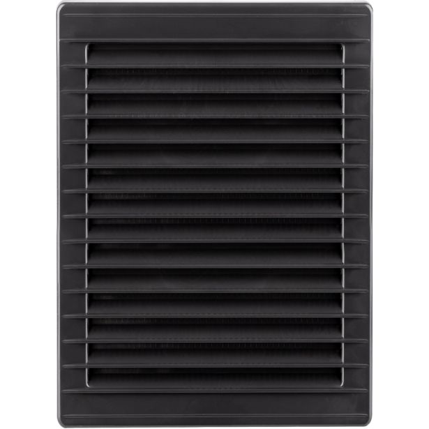 ZRAČNIK BREZ REGULACIJE AIRROXY 170X240 GRAFIT Z MREŽICO