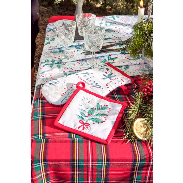 NOVOLETNI SET PRIJEMALKE IN ROKAVICE