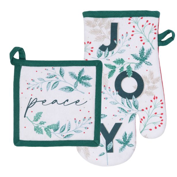 NOVOLETNI SET PRIJEMALKE IN ROKAVICE