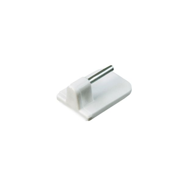 OBEŠALO 17X24 SAMOLEPILNA KLJUKA BELA V ZAVITKU 4 KOS