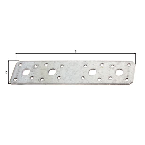 VEZNI ELEMENT ALBERTS 180X40 MM PLOŠČATI