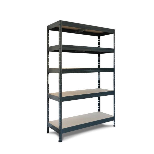 REGAL AR SHELVING 180X120X50CM 5P/300KG ANTRACIT SIV