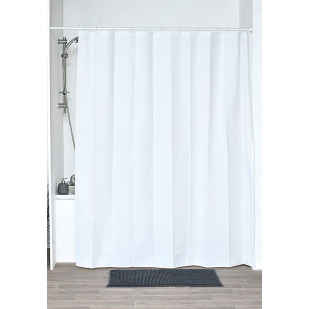 TENDANCE ZAVESA ZA KAD 180 X 200 CM, BELA