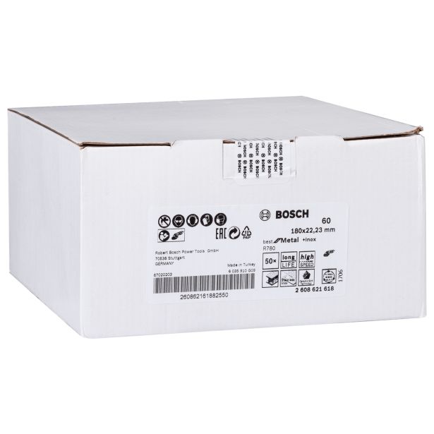 FIBERFLEX DISK ZA KOVINO BOSCH 180X22 MM Z60 R780