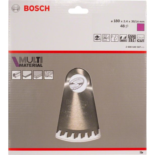 LIST ŽAGE ZA KOVINO BOSCH 180X2.4X30/20 48 ZOB MULTIMATERIAL