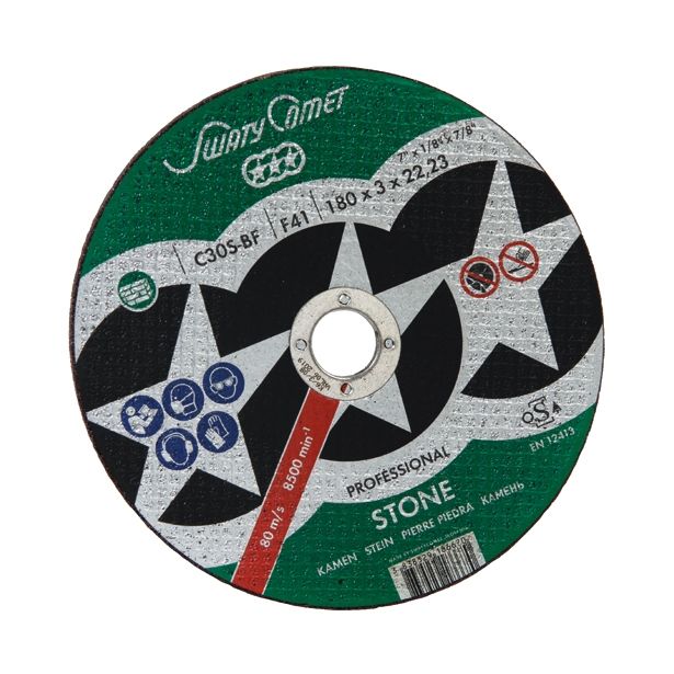 REZALNA PLOŠČA ZA KAMEN SWATYCOMET-P 180X3X22.23 MM C30S-BF