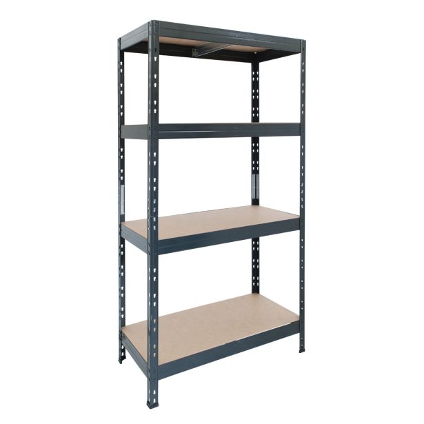 REGAL AR SHELVING 180X90X45 CM 4P/300KG ANTRACIT - GARAGE