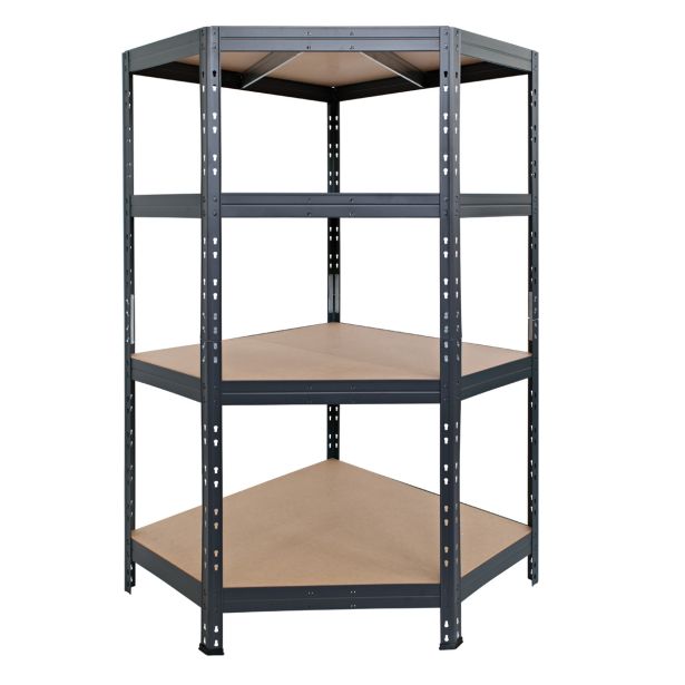 REGAL AR SHELVING 180X90X90X45 CM 4P/250KG KOTNI ANTRACIT GARAGE