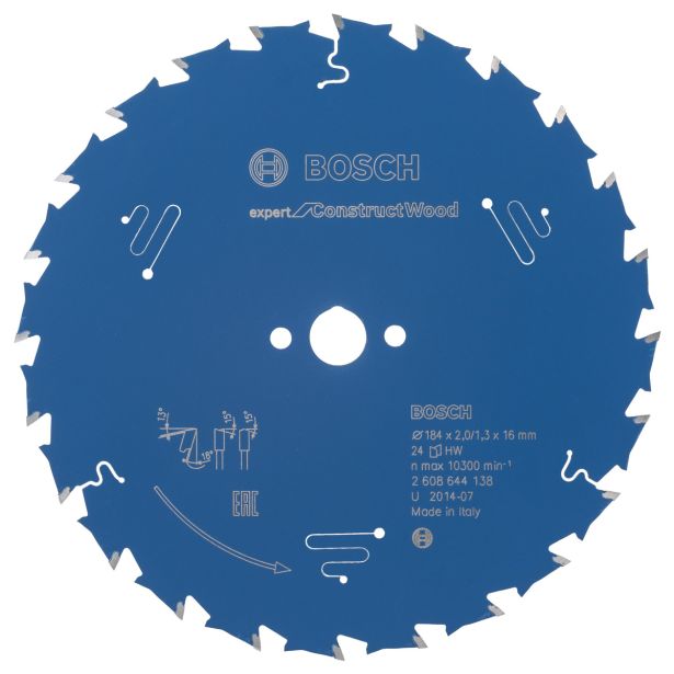 LIST ŽAGE ZA LES WIDIA BOSCH 184X16X2.0 ZOB 24