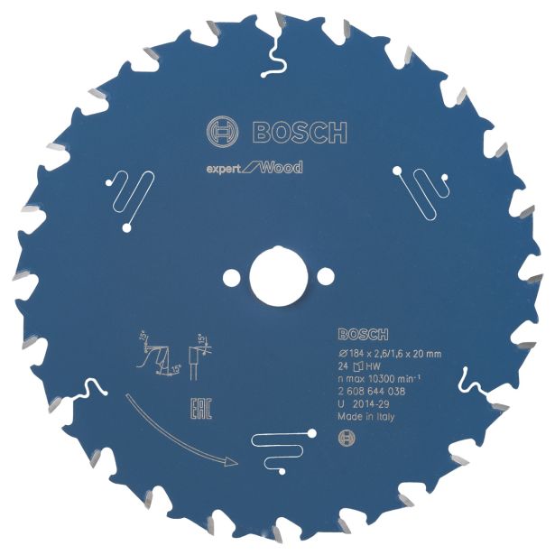 LIST ŽAGE ZA LES WIDIA BOSCH 184X20X2.6 ZOB 24