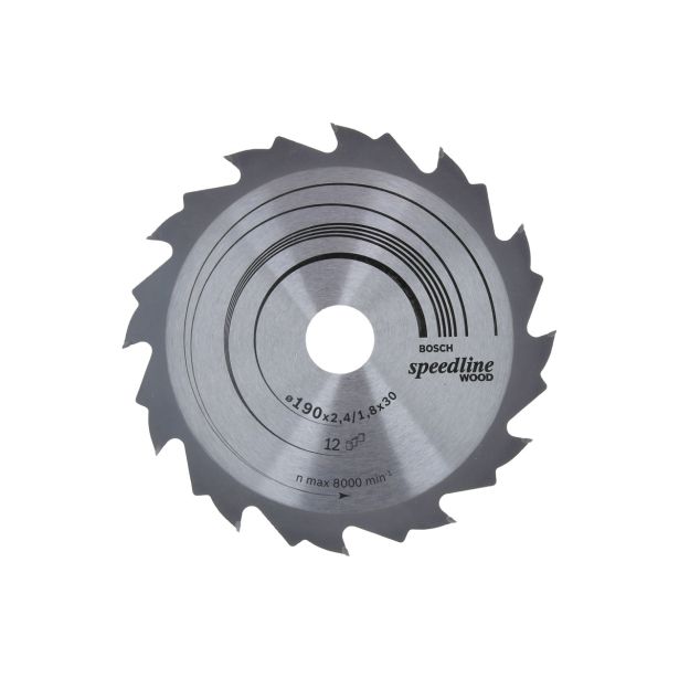 LIST ŽAGE ZA LES WIDIA BOSCH 190X30X2.4 ZOB 12