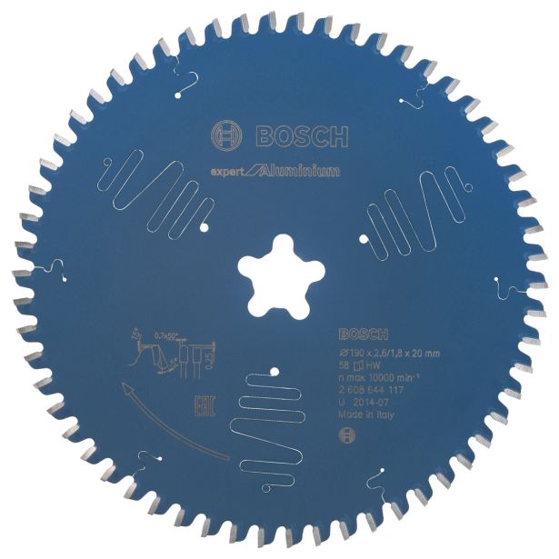 LIST ŽAGE ZA KOVINO BOSCH 190XSTARX2.6 ZOB 58