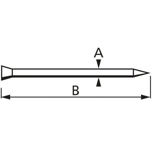 ŽIČNIK OKRASNI 1.4X45 V ZAVITKU JE 100 KOS