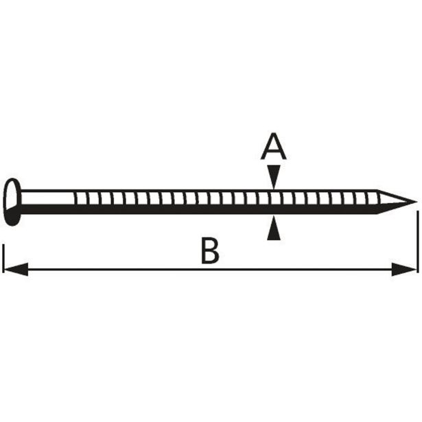 ŽIČNIK OKRASNI 1.75X25 ČRN RAL 9005 V ZAVITKU JE 100 KOS
