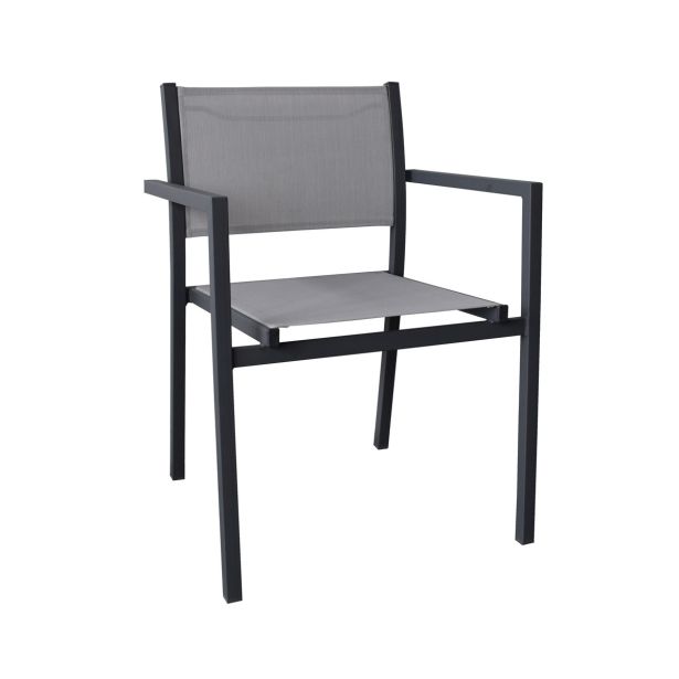 KOVINSKI STOL JEDILNI NATERIAL, ANTR.