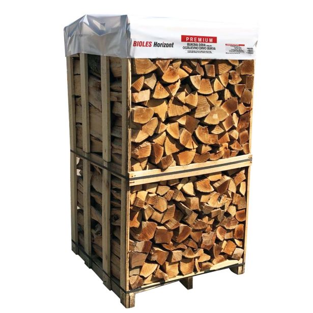 DRVA BIOLES HORIZONT 1X1X1.8 M, PREMIUM BUKOVA SEKANA, CCA 25CM