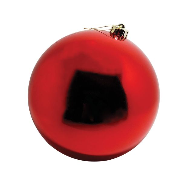 BUNKA IZ UMETNE MASE GLOSSTYLE 20 CM RDEČA GLADKA