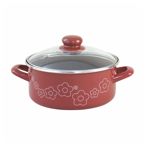 KOZICA BIVA 20 CM 2.75 L PLITVA CVETKA S POKROVOM