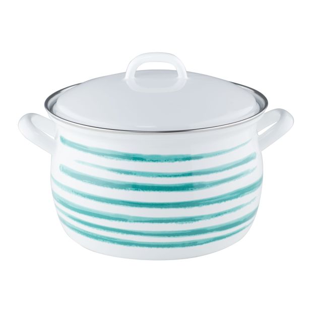 LONEC / KOZICA RIESS LONEC 3.5 L 20 CM S POKROVOM ZELENI PLAMEN