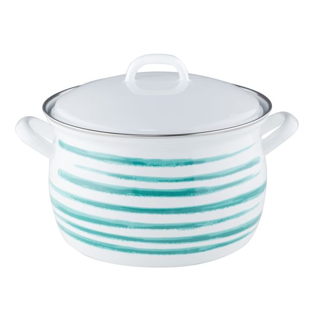 LONEC / KOZICA RIESS LONEC 3.5 L 20 CM S POKROVOM ZELENI PLAMEN