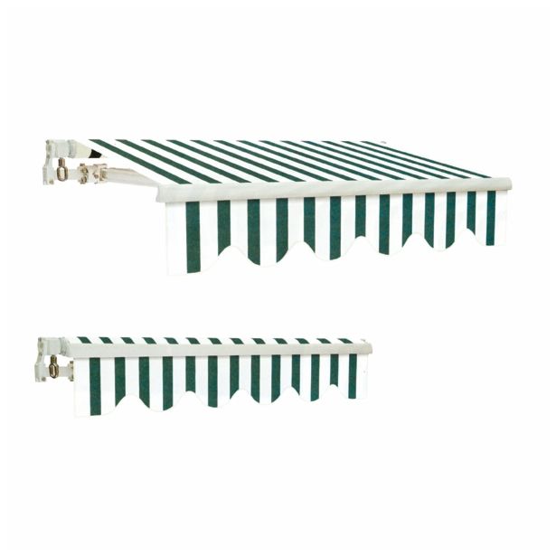 MARKIZA HOOEASY 200X150 CM MOD.1100 ZGLOBNA ORANŽNA/SIVA/BELA