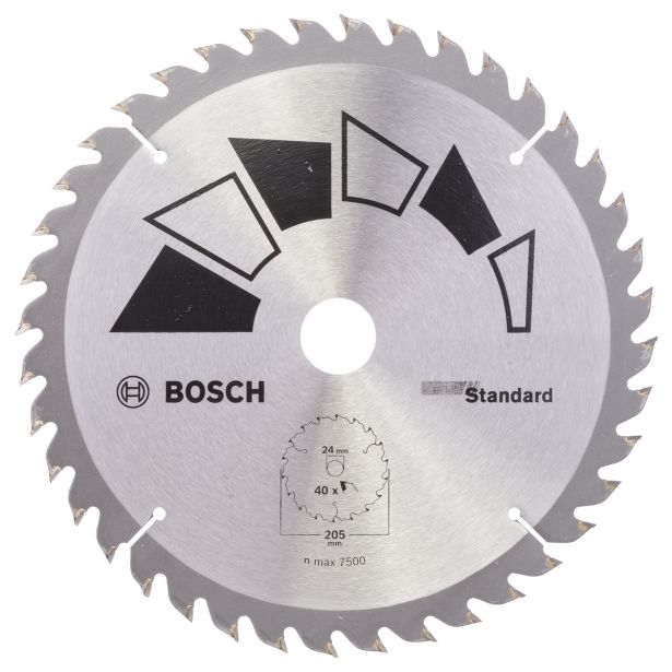 LIST ŽAGE ZA LES WIDIA BOSCH 205X24 MM 40 ZOB
