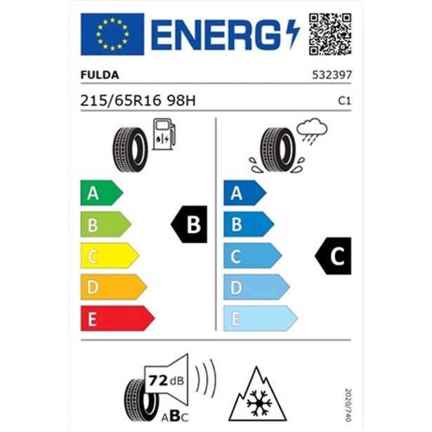 ZIMSKA GUMA FULDA 215/65R16 98H KRISTALL CONTROL HP2