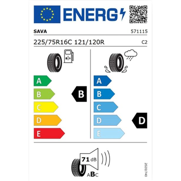 LETNA GUMA SAVA 225/75R16C 121R TRENTA 2