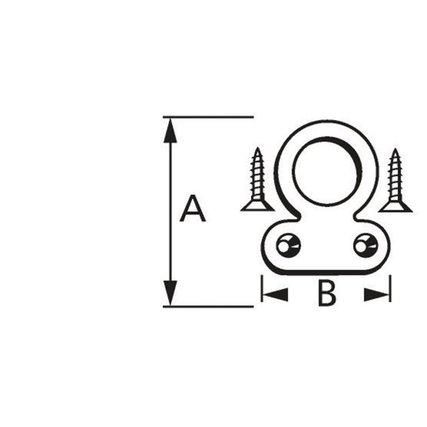 OBEŠALO ZA OGLEDALO 22X18 V ZAVITKU JE 2 KOS