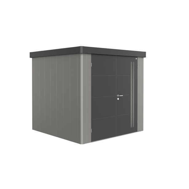 KOVINSKA VRTNA HIŠKA BIOHORT 236X236X222 CM NEO 2B DVOJNA VRATA