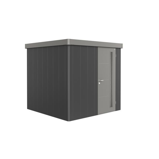 KOVINSKA VRTNA HIŠKA BIOHORT 236X236X222 CM NEO 2B STANDARD VRATA