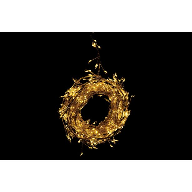 LUČKE MQ 240 MINI LED TOPLO BELE NA SREBRNI ŽICI