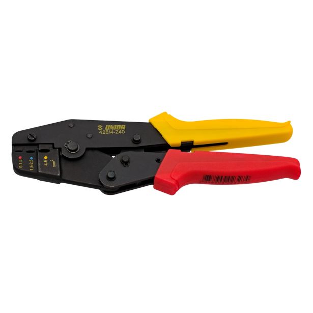 KLEŠČE ZA PRIKLJUČKE UNIOR 240/0.5-6 MM PVC ROČAJ ART. 428/4