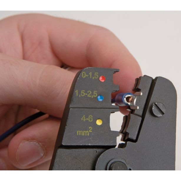 KLEŠČE ZA PRIKLJUČKE UNIOR 240/0.5-6 MM PVC ROČAJ ART. 428/4