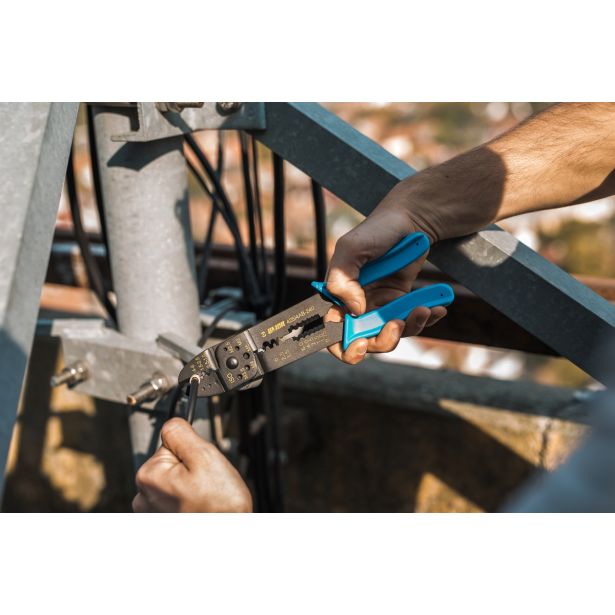 KLEŠČE ZA PRIKLJUČKE UNIOR 240/1.5-6 MM PVC ROČAJ ART. 425/4AB