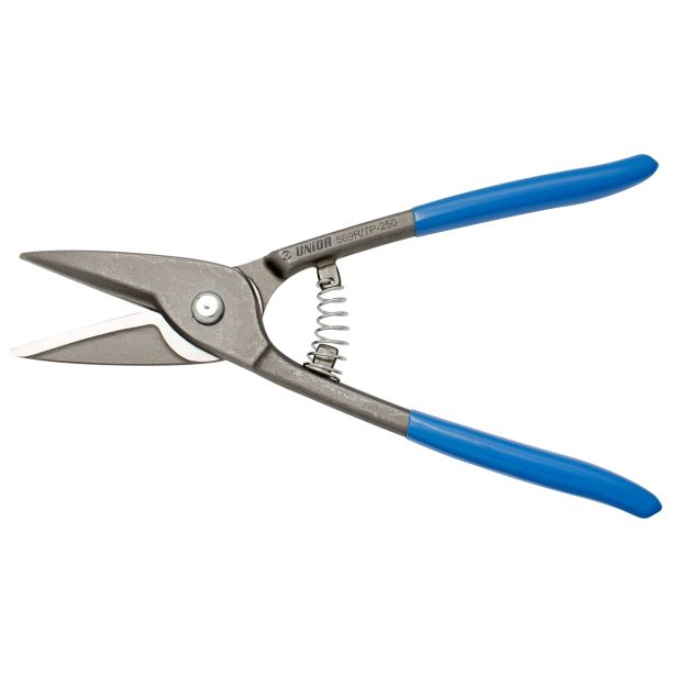 RAVNE ŠKARJE ZA PLOČEVINO UNIOR 250 MM BERLINER BRUŠENE ART. 569R/7P