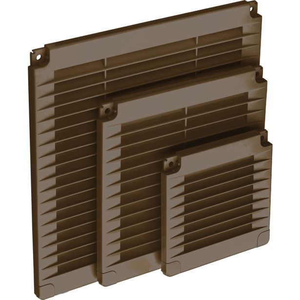 ZRAČNIK BREZ REGULACIJE AIRROXY 200X200 RJAV PRITRDITEV Z VIJAKI