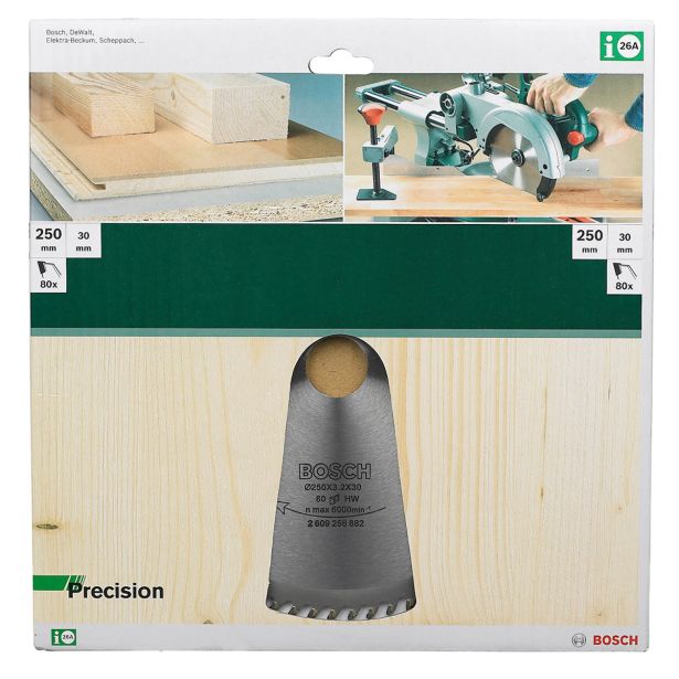 LIST ŽAGE ZA LES WIDIA BOSCH 250X30X3.2 ZOB 80